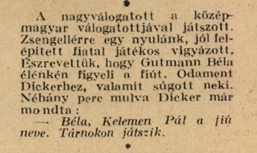 1947 KELEMEN T�RNOK ZSENGELL�R