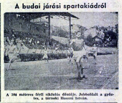1959 HOSSZ� ISTV�N 100 m�ter