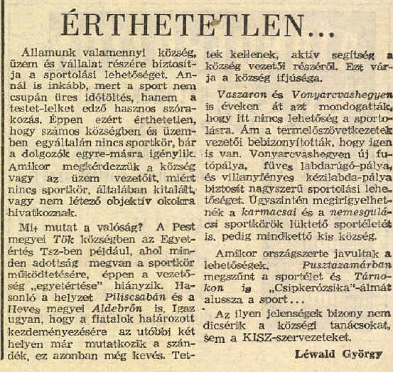 1963 SZABADF�LD